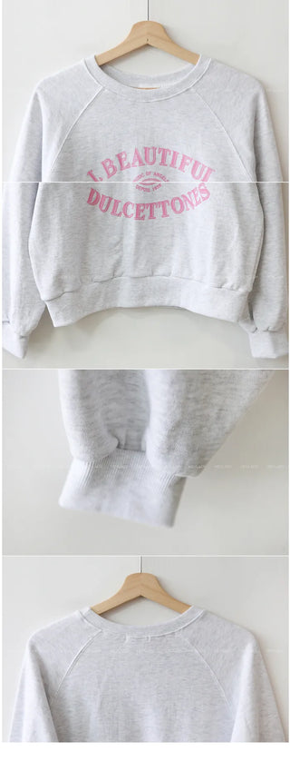Printed sweatshirt long-sleeved T-shirt