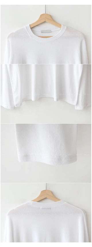 Loose long-sleeved T-shirt