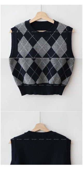 Argyle Vest