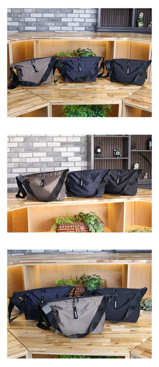 [unisex] Steel Keyring Zipper Shoulder Bag