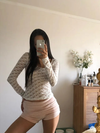 Ribbed shorts