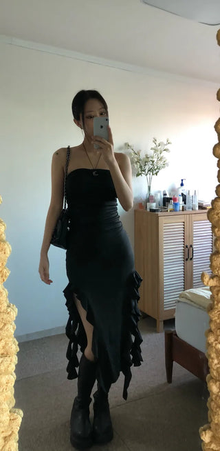 Tube top mini dress