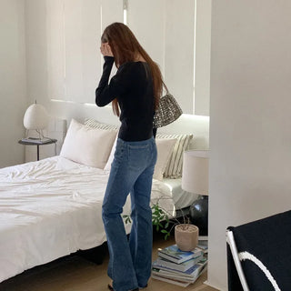 Ribbed boat neck sweater (5 colors)