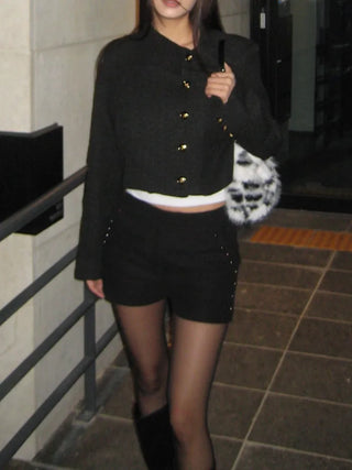 Studded shorts