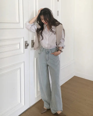 Daily Wide Denim Pants