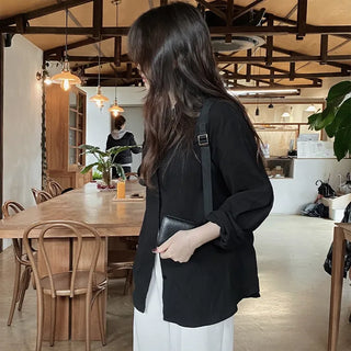 (short/long) Slim Cotton Shirt - 5 colors