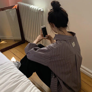 Modern striped shirt