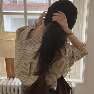 Modern striped shirt