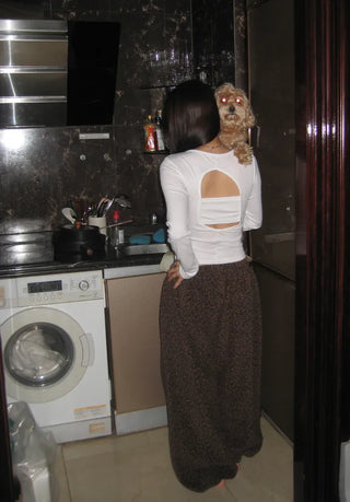 Backless T-shirt