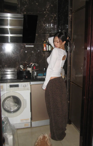 Backless T-shirt