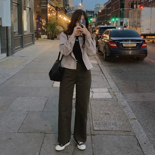(Basic/Long/Over 10,000 sold) Wide Cotton Pants - 4 sizes