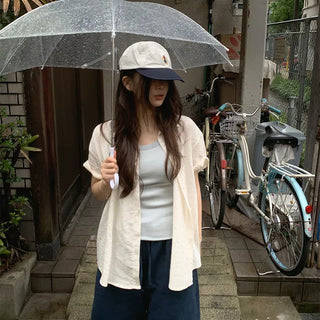 (short/long) Slim Cotton Shirt - 5 colors