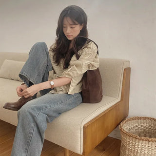 Modern striped shirt