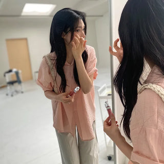 (short/long) Slim Cotton Shirt - 5 colors