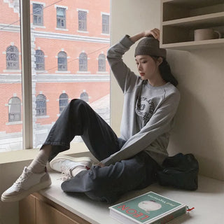 Charcoal denim pants