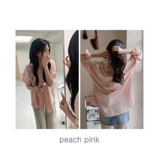 (short/long) Slim Cotton Shirt - 5 colors