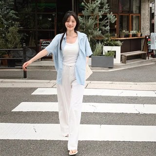 (short/long) Slim Cotton Shirt - 5 colors