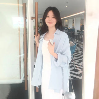 (short/long) Slim Cotton Shirt - 5 colors