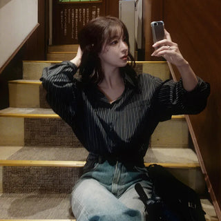 Modern striped shirt