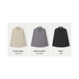 Modern striped shirt