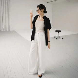 (short/long) Slim Cotton Shirt - 5 colors