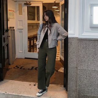 (Basic/Long/Over 10,000 sold) Wide Cotton Pants - 4 sizes