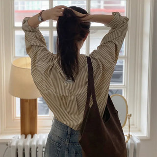 Modern striped shirt