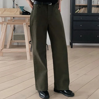 (Basic/Long/Over 10,000 sold) Wide Cotton Pants - 4 sizes