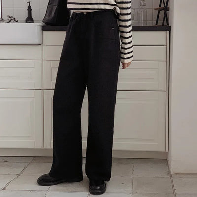 (Basic/Long/Over 10,000 sold) Wide Cotton Pants - 4 sizes
