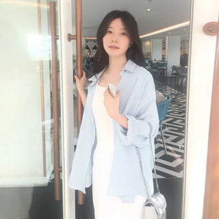 (short/long) Slim Cotton Shirt - 5 colors