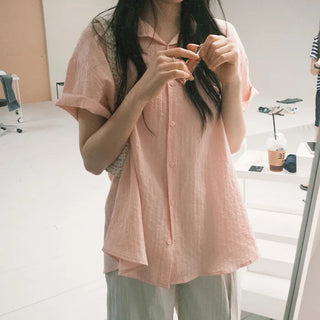 (short/long) Slim Cotton Shirt - 5 colors