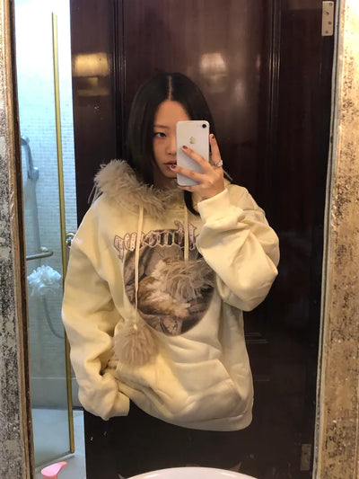Fur Hoodie