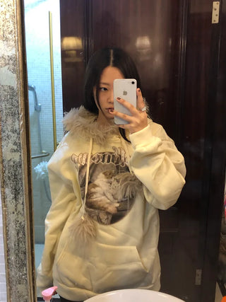 Fur Hoodie