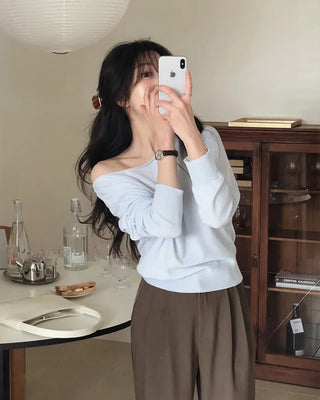 (6 colors) Chamomile Slim Knit