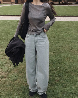 Daily Wide Denim Pants