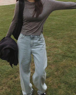 Daily Wide Denim Pants