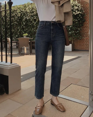 (basic/long) Land Dark Denim Pants