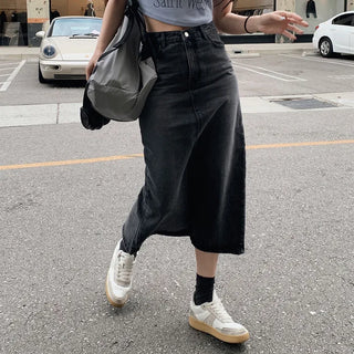 Denim long skirt - 4 sizes