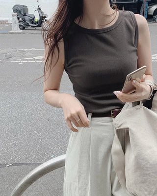 Basic Sleeveless Top - 8 Colors