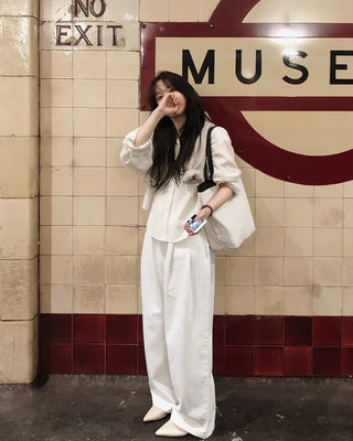 (Short/Basic/Long) (5 colors) Cotton Slacks Pants
