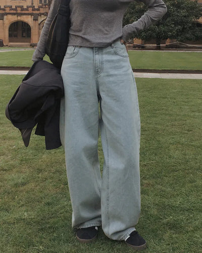 Daily Wide Denim Pants