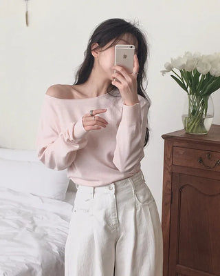 (6 colors) Chamomile Slim Knit
