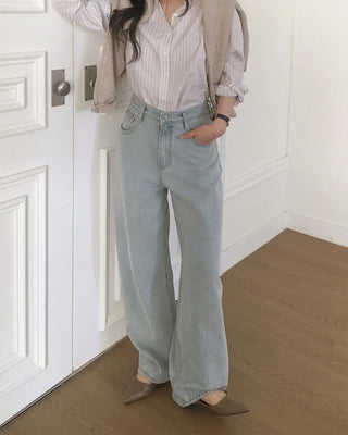 Daily Wide Denim Pants