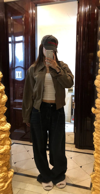 2-Way Vintage Suede Jacket