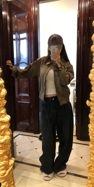 2-Way Vintage Suede Jacket
