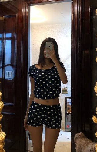 (set) Polka Dot Set