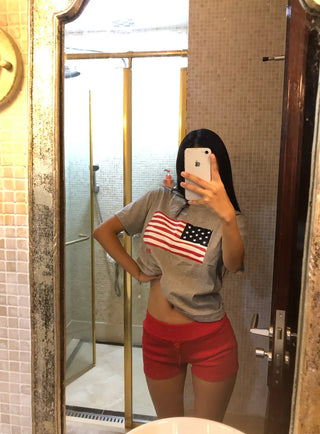 Colored mini pants