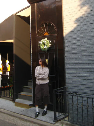 Cargo mid-length pants
