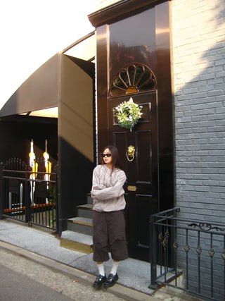 Cargo mid-length pants
