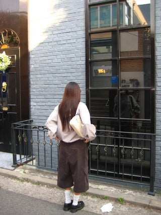 Cargo mid-length pants